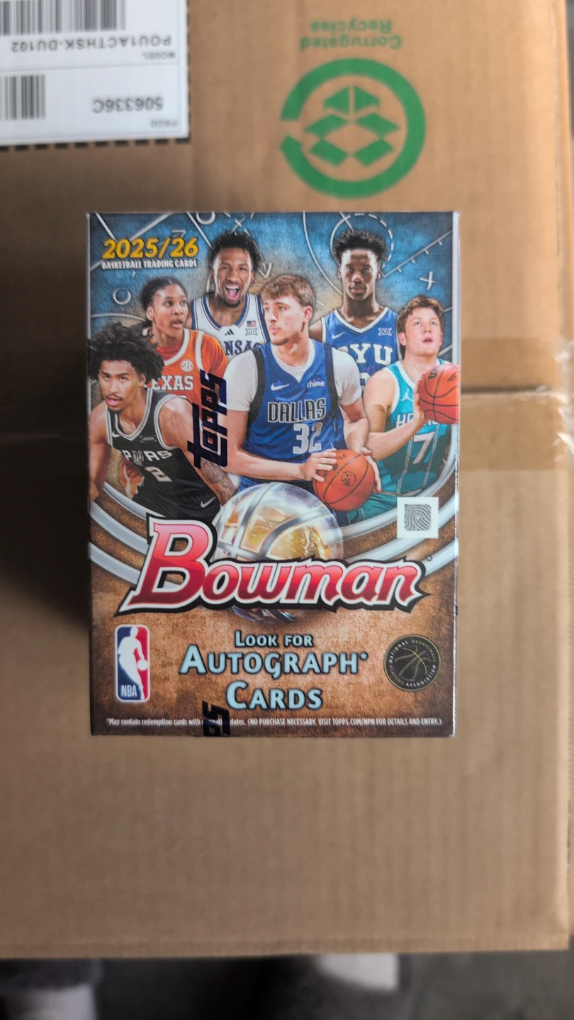 2025/26 Topps Bowman Basketball Value Box