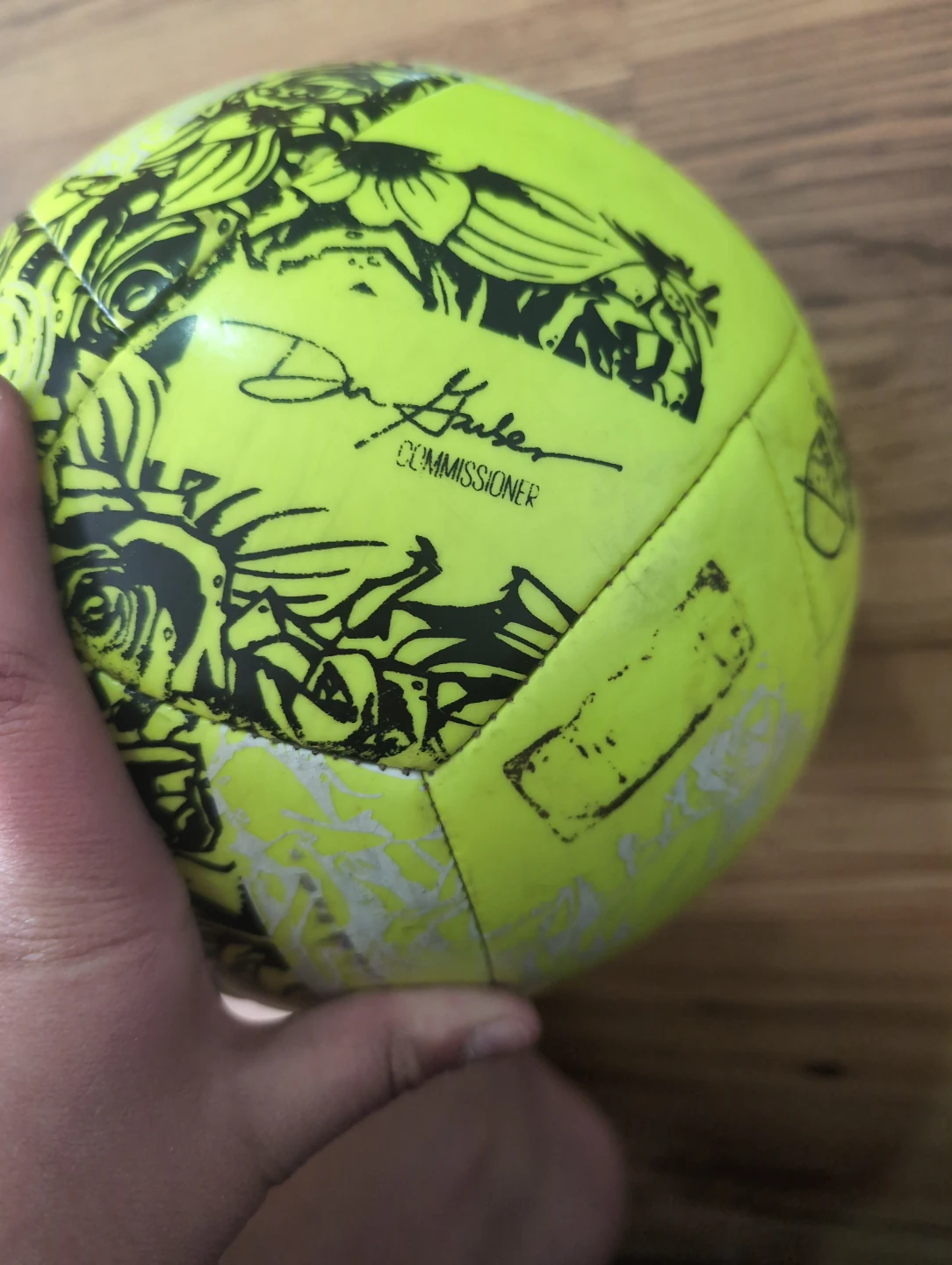 Adidas MLS Club Match Ball Replica Ball signed by commissioner - photo 2