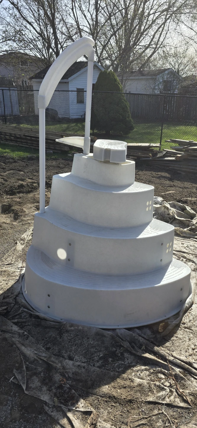 Lumi-o Above Ground Pool Ladder Steps