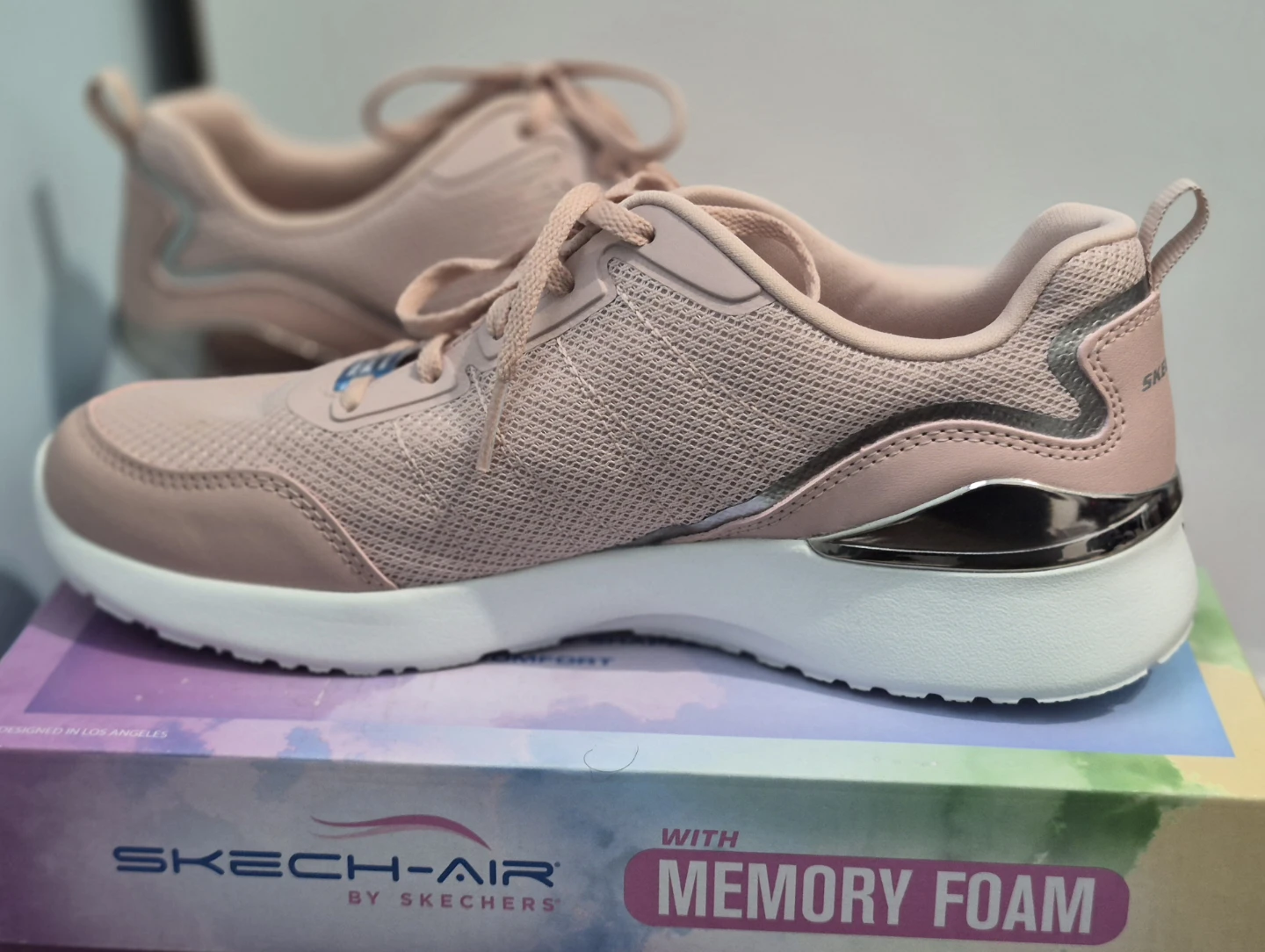 Skechers Women's Pink "Skech-Air" Memory Foam Sneakers - photo 3