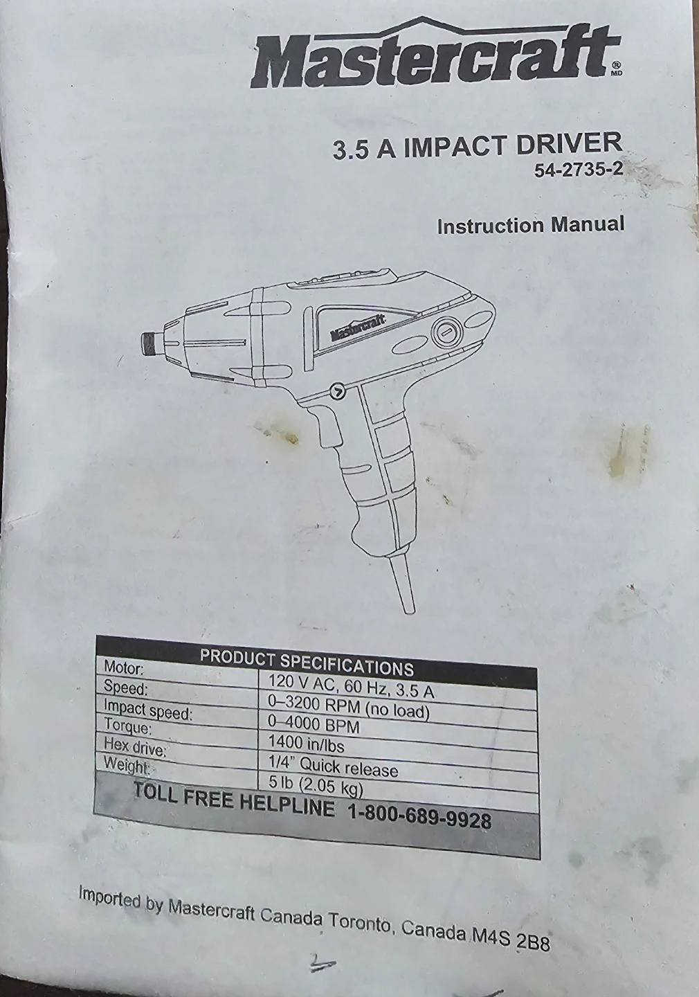 Mastercraft Impact Wrench with Case - photo 3