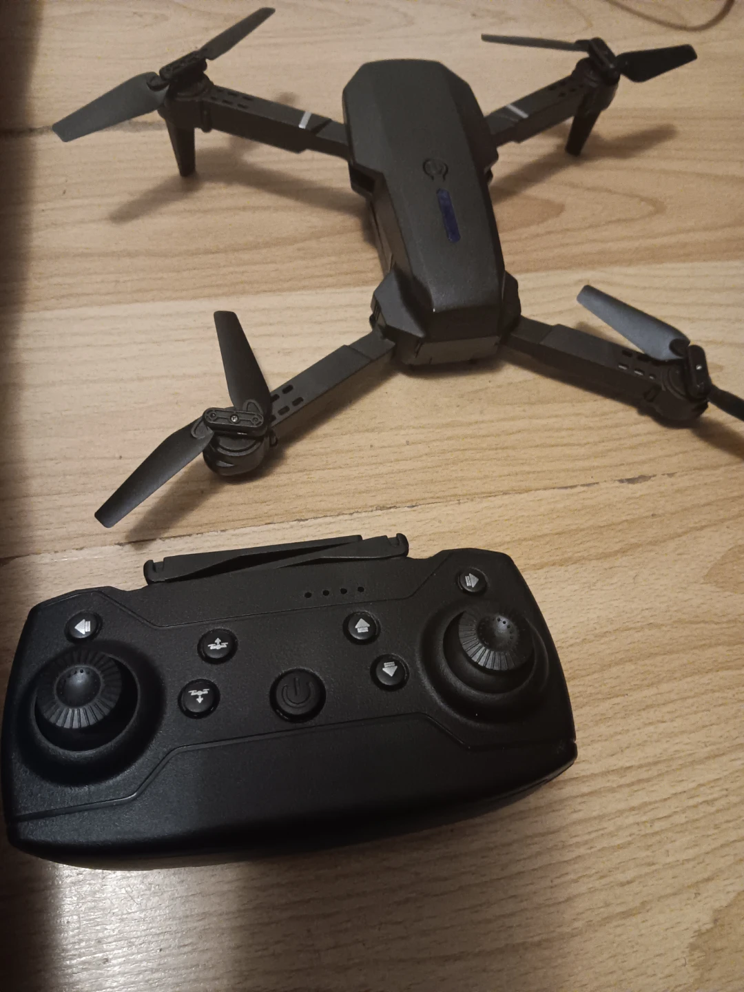 Black Folding Drone with Remote Control
