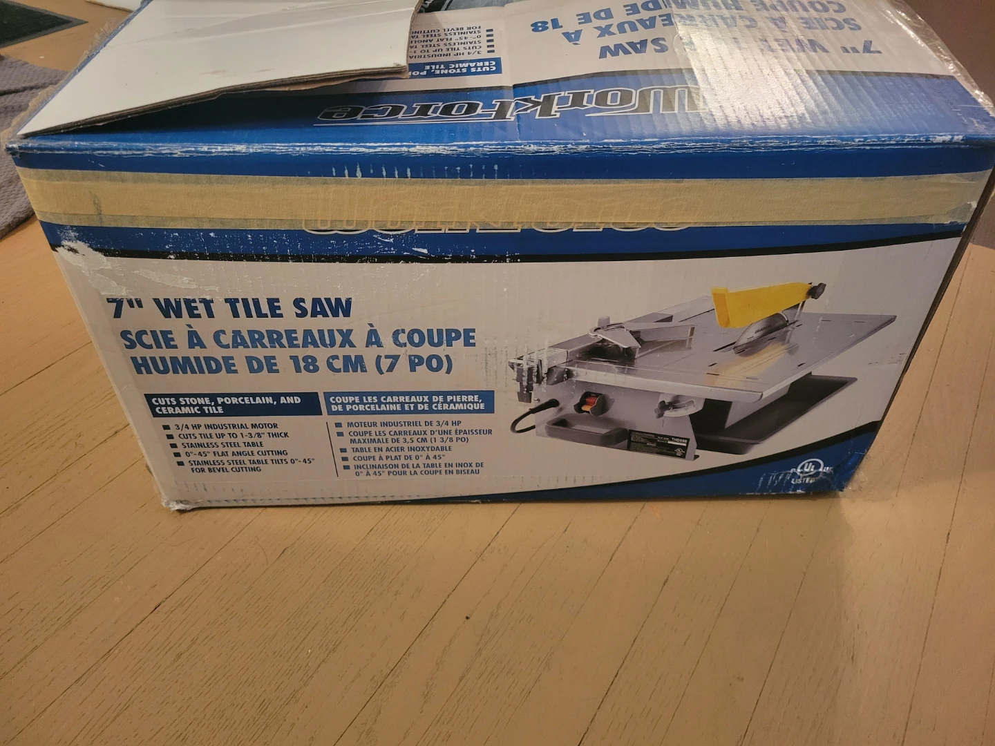 Workforce 7" Wet Tile Saw THD550