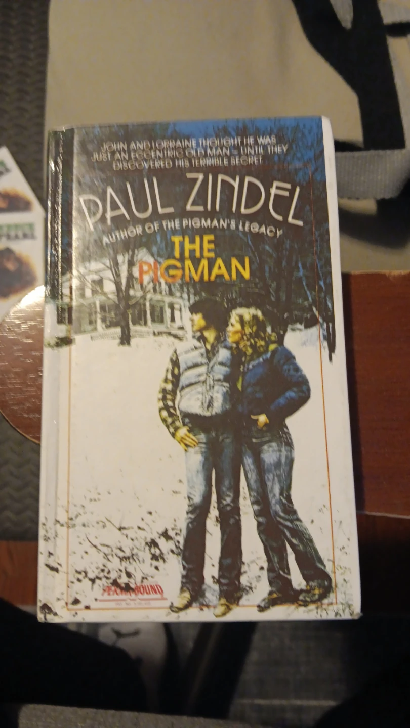 The Pigman by Paul Zindel Paperback