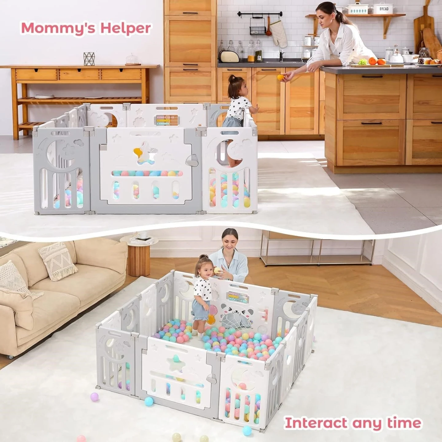 SALE!!> New 14 pannels large Playpen for Toddlers - photo 4