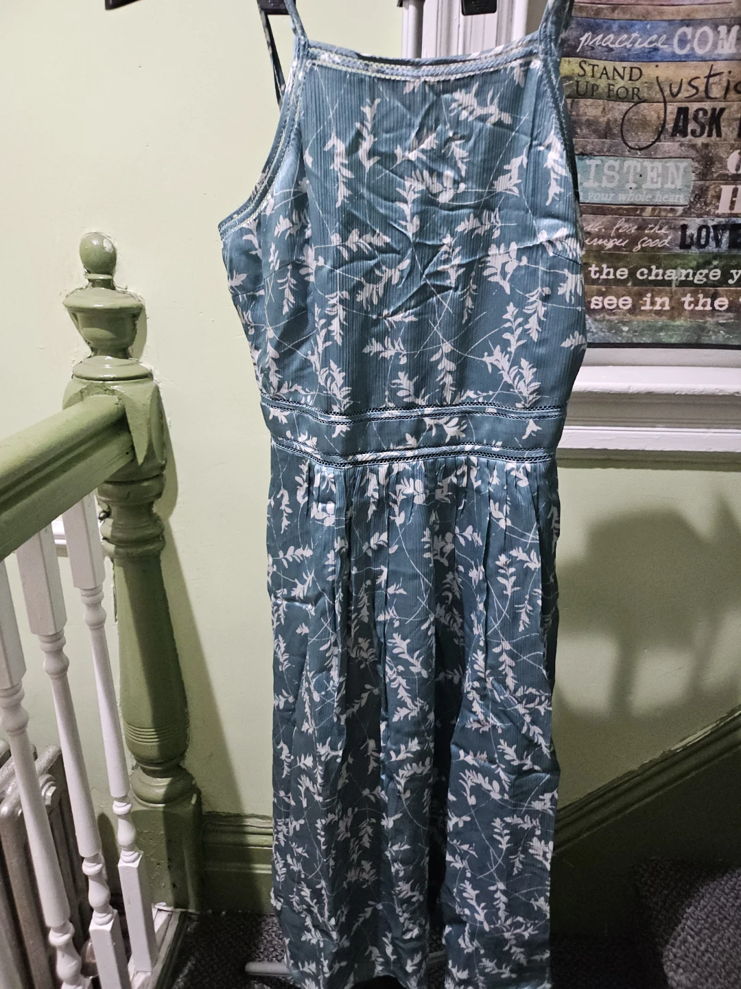 Club Monaco Teal floral print midi dress - photo 4