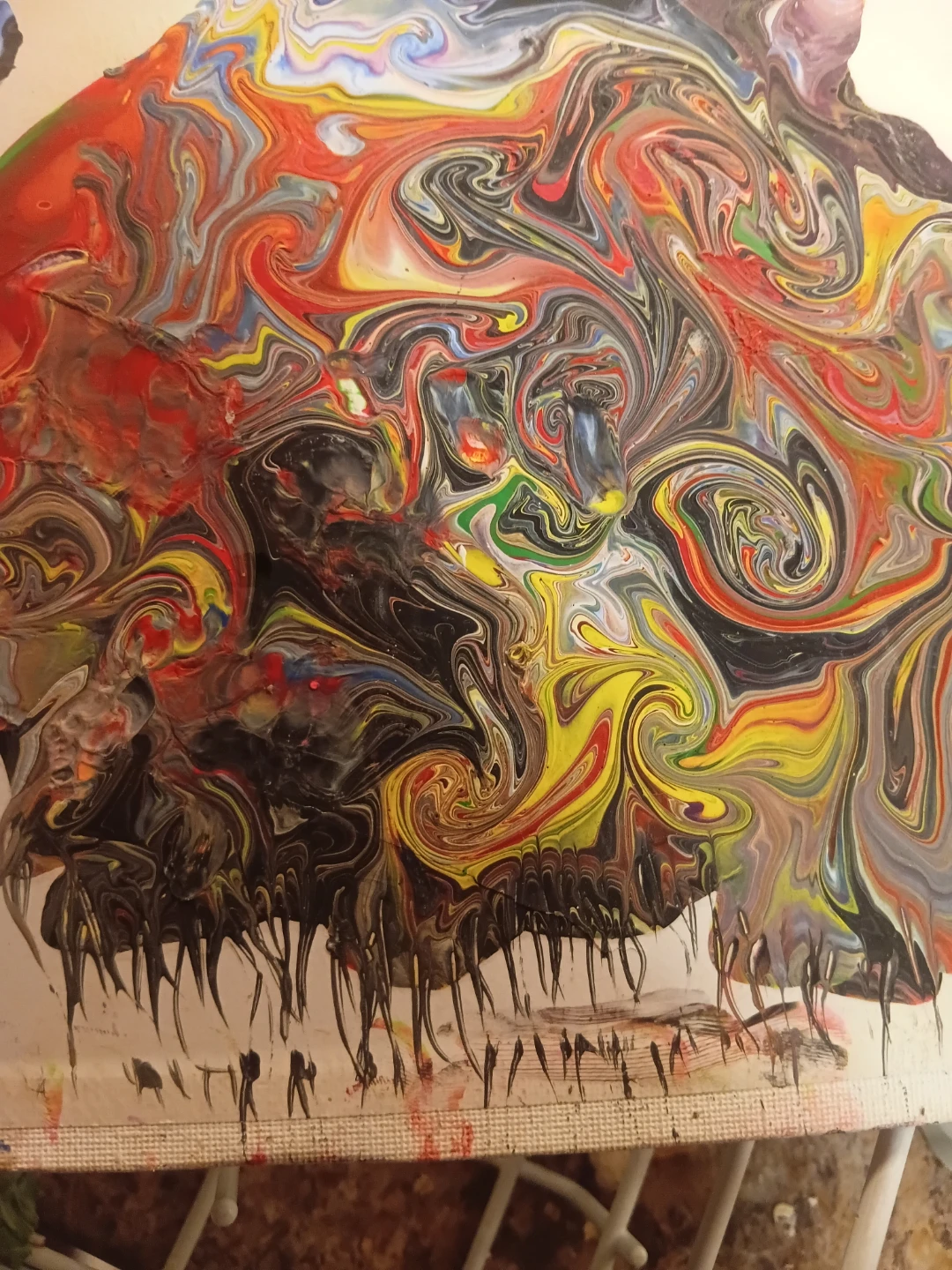 Abstract Art Pour Painting - photo 2