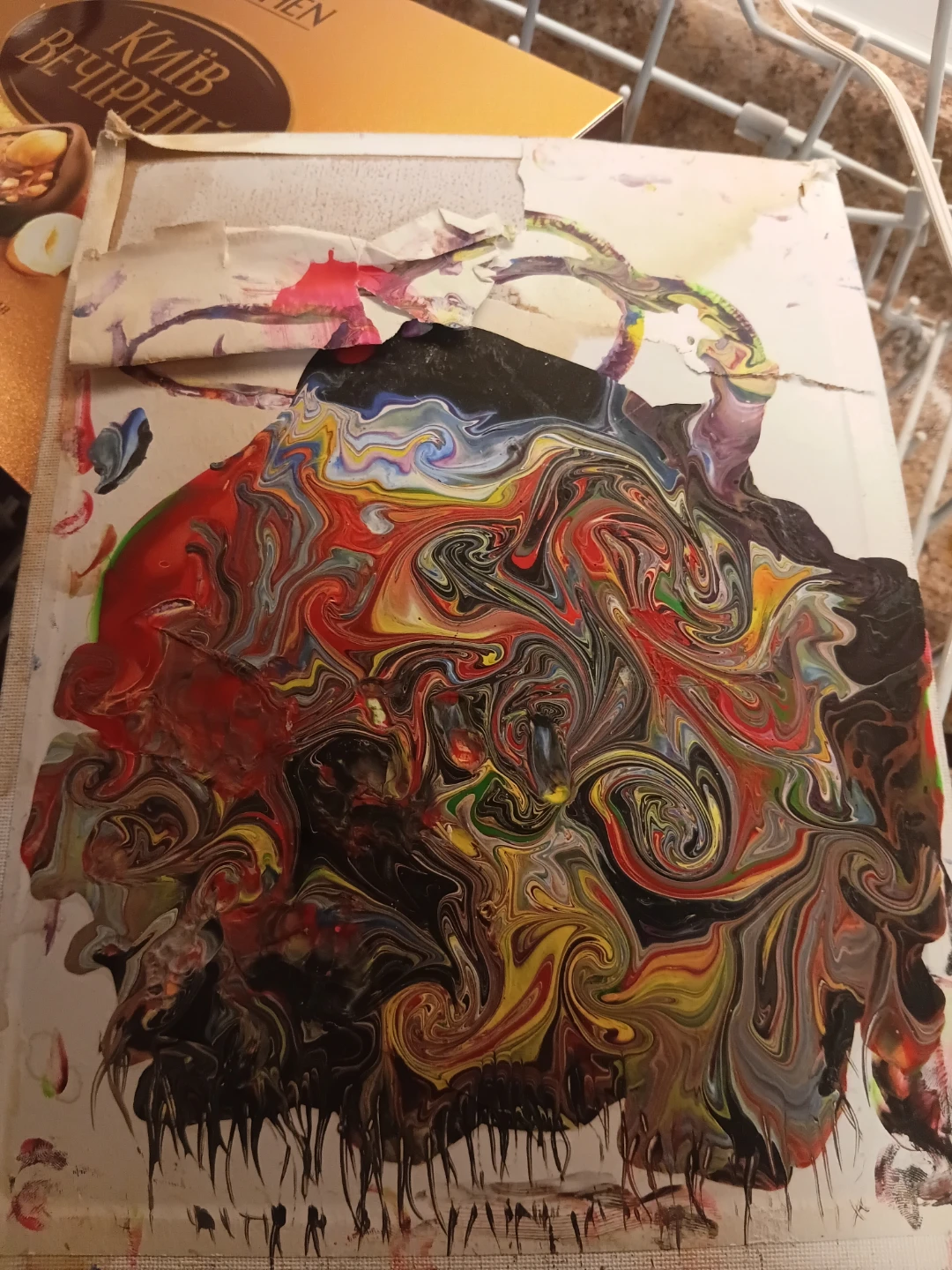 Abstract Art Pour Painting - photo 3