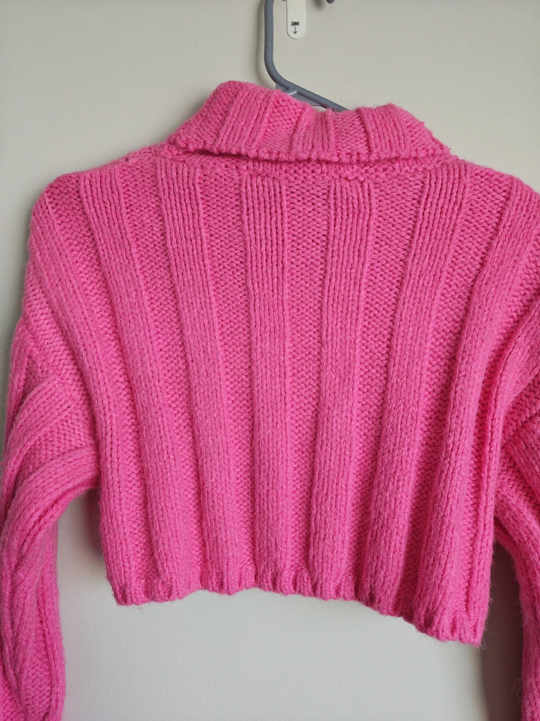Bershka Pink Cropped Turtleneck Sweater - photo 2