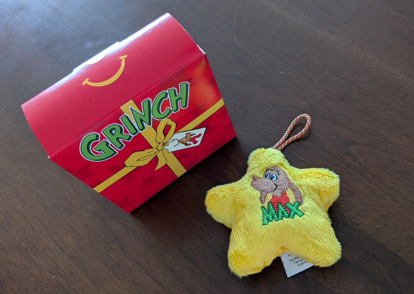 McDonald's Grinch Plush Toy