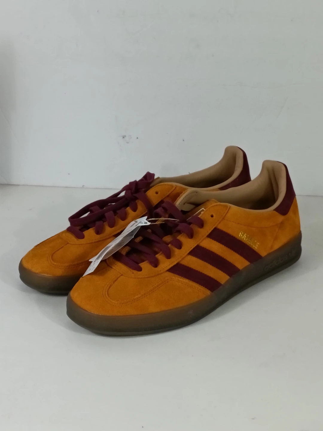 adidas Gazelle orange sneakers men size 10
