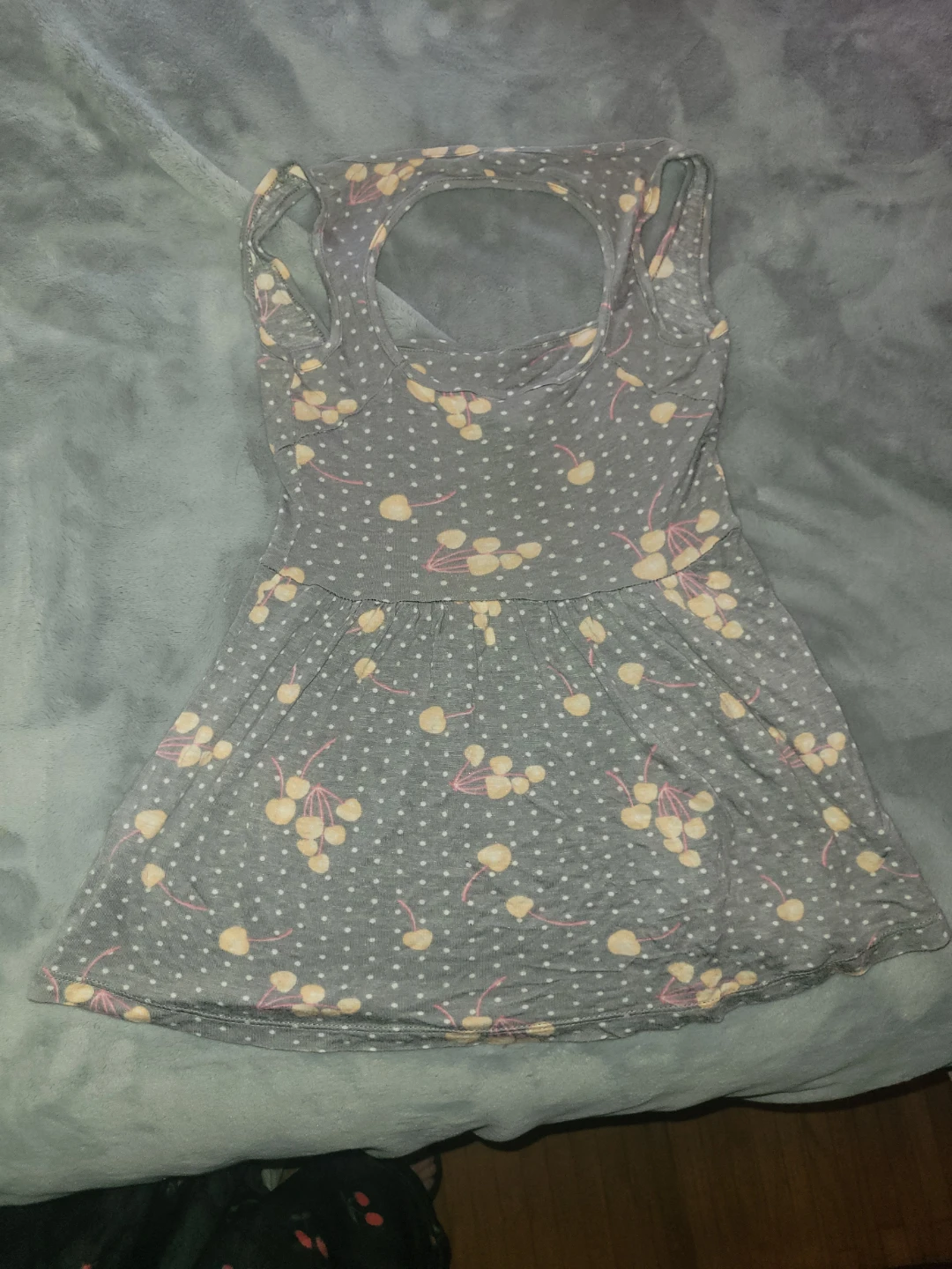 Huit8 Girls Cherry Print Dress XS