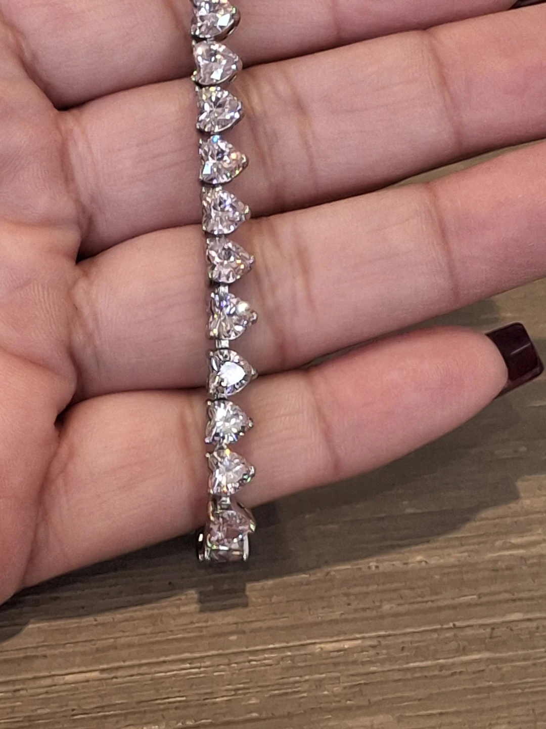 Heart Charm Tennis Bracelet - photo 2