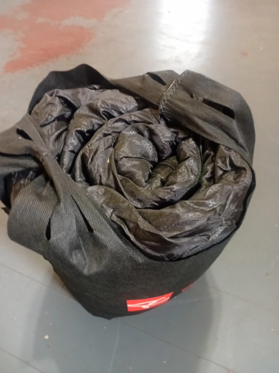 Black Sleeping Bag in Carry Case
