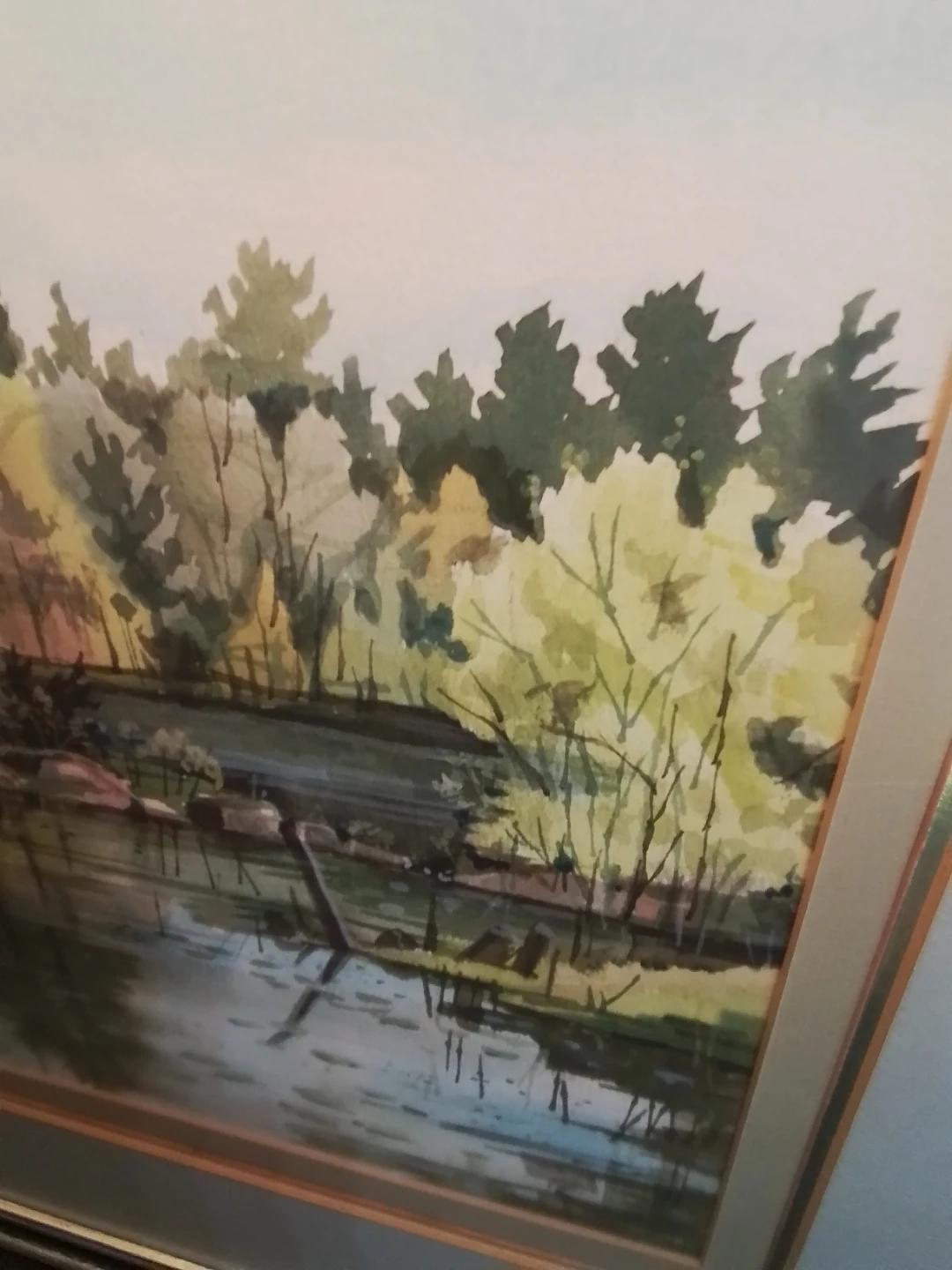 the Canadian artist Mary Tuck Corelli Watercolour Landscape - photo 4