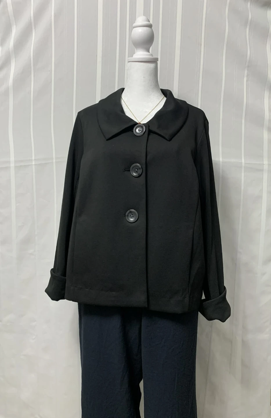 George Black Cropped Jacket