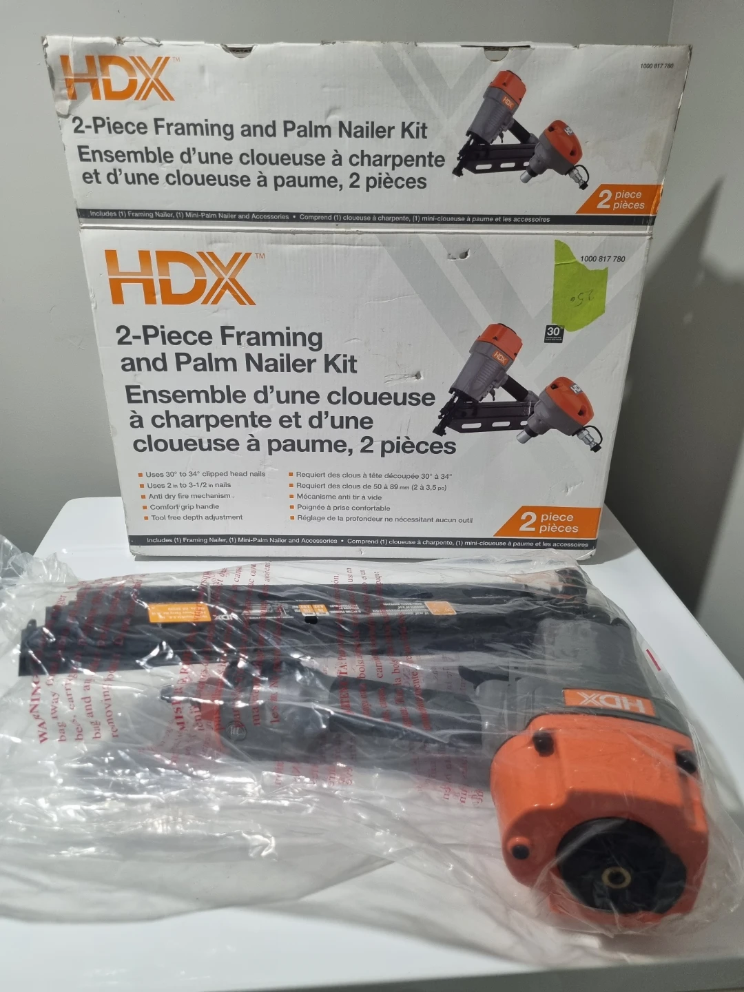 HDX 2-Piece Framing and Palm Nailer Kit - photo 4