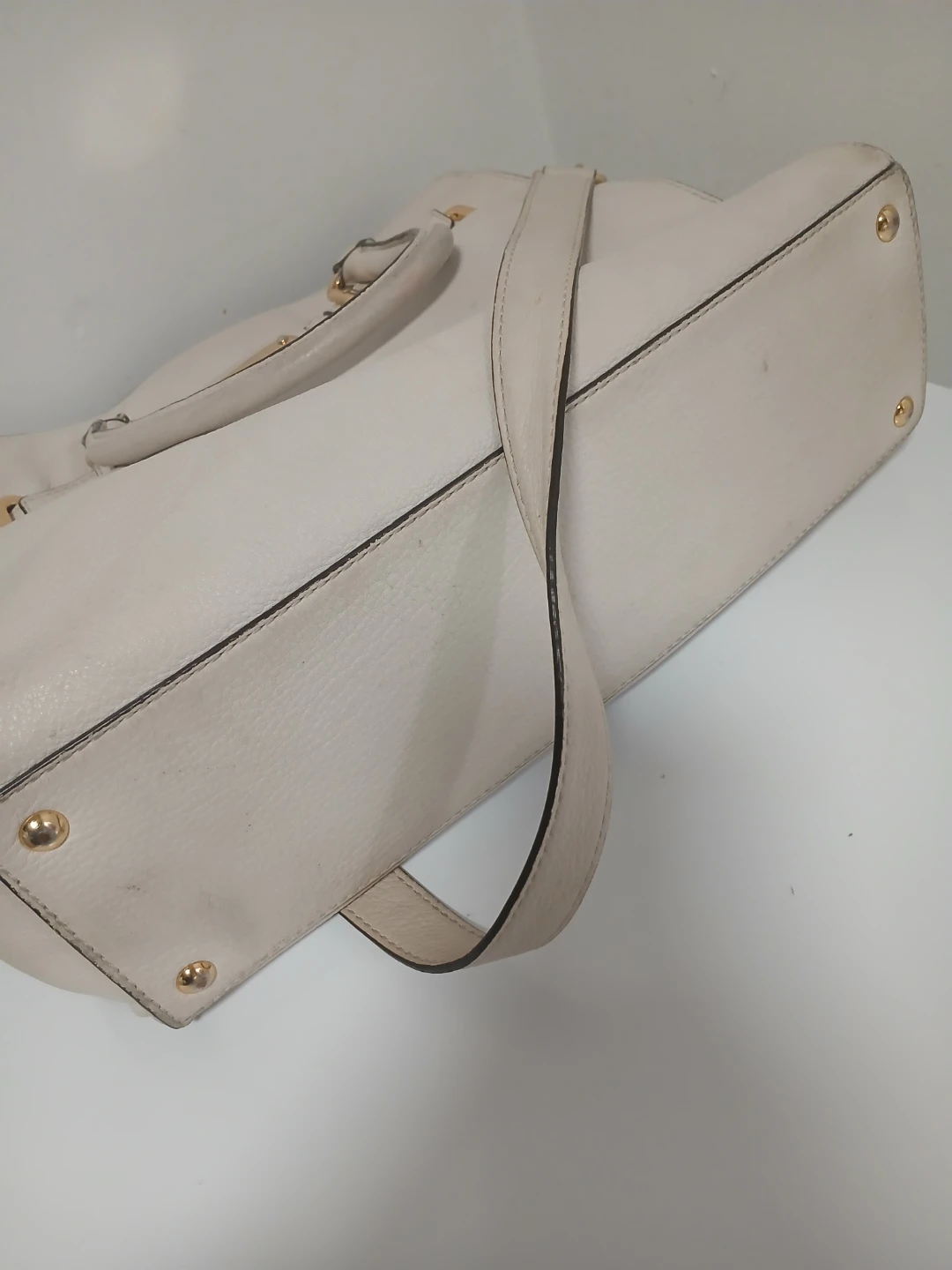 Michael Kors Cream Leather Handbag - photo 2