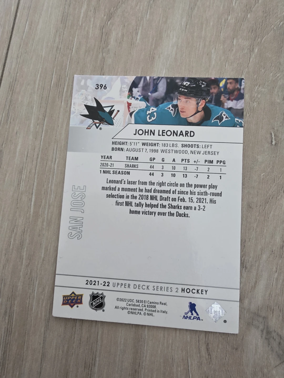Upper Deck 2021-22 Series 2 Hockey Cards - photo 3
