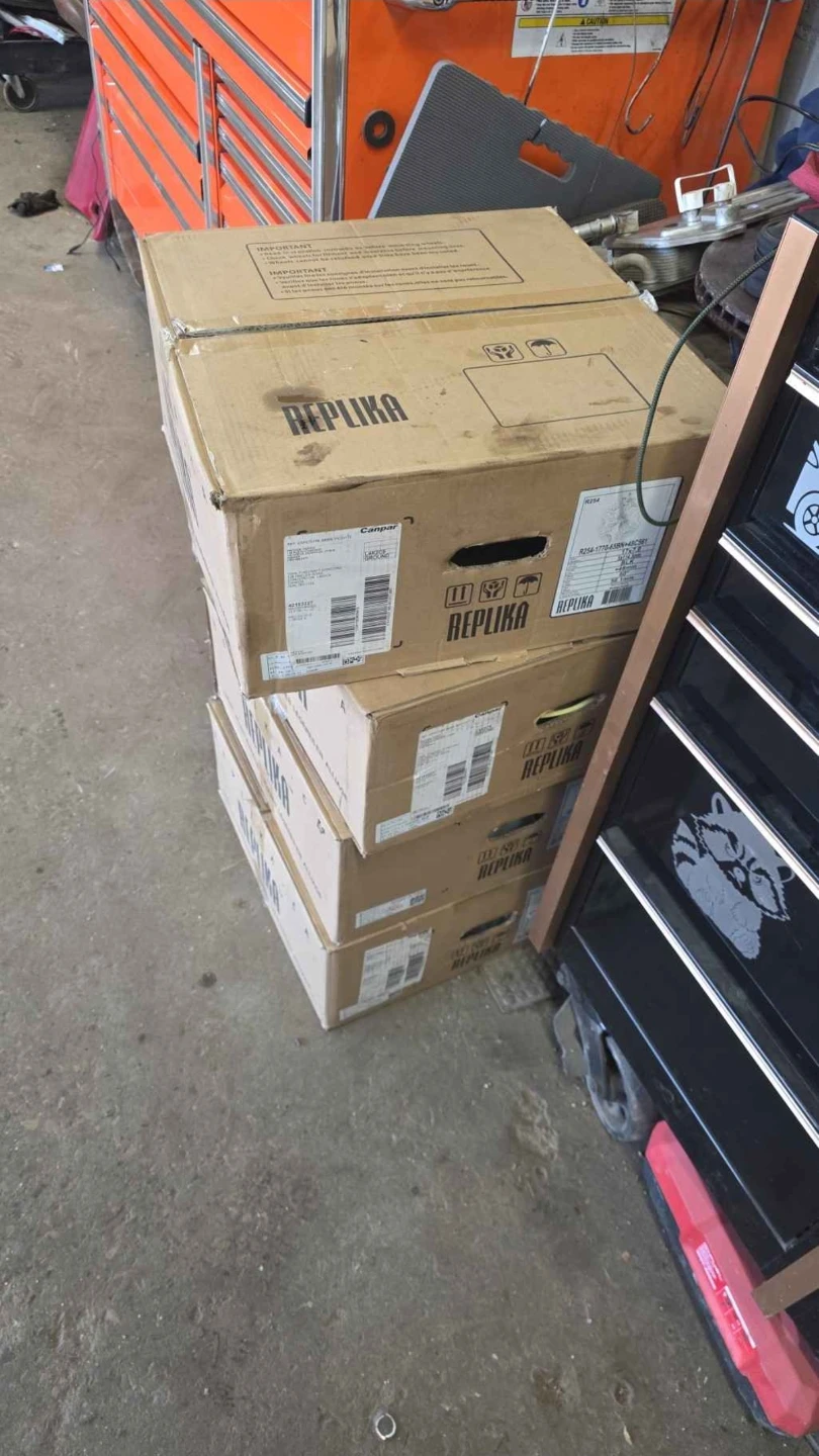 4 brand new 17inch R254 black Replika rims - photo 3