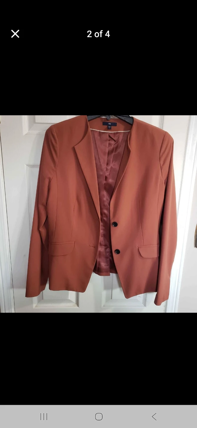 Women's Blazer - Size Medium - Brown