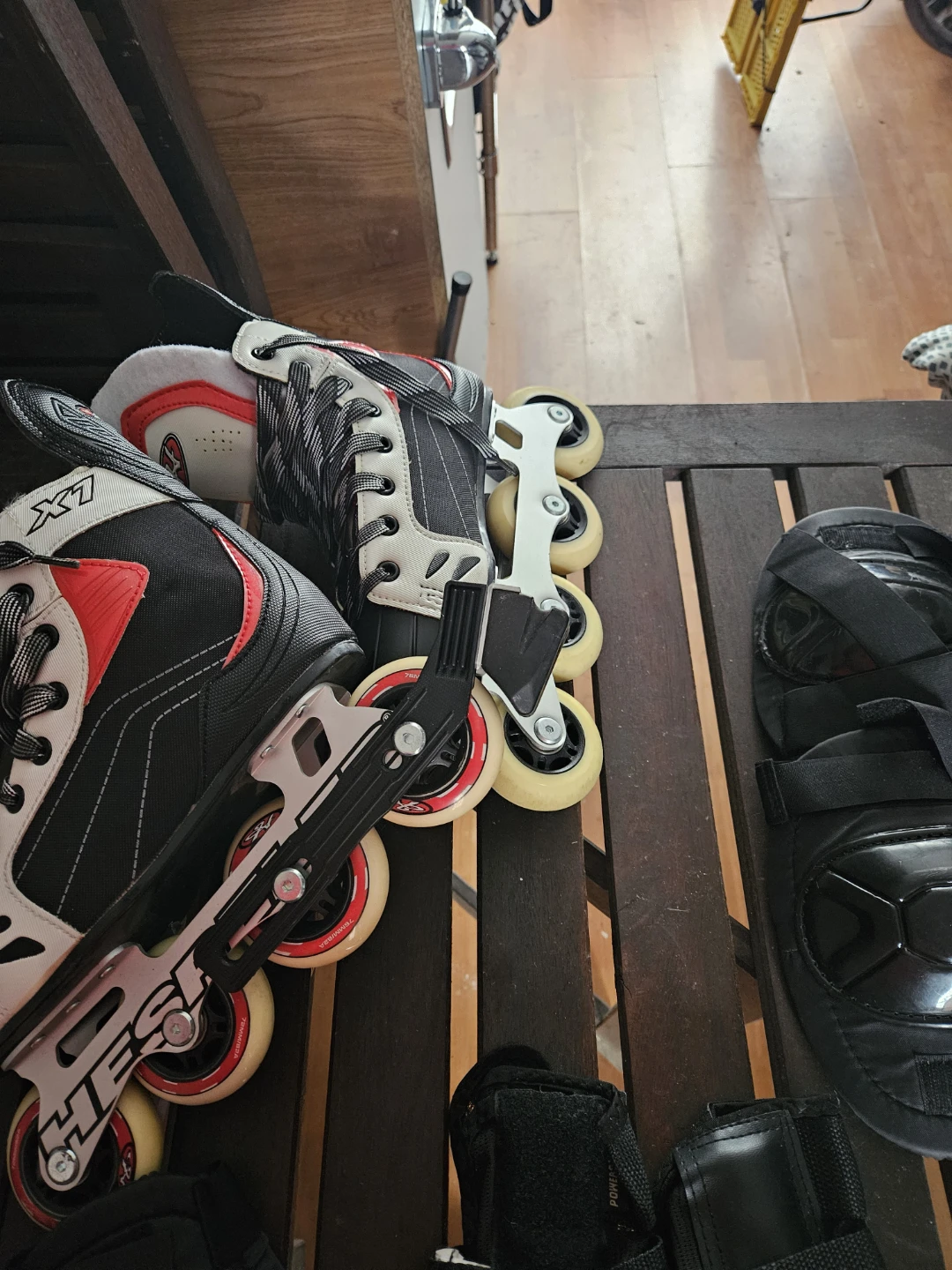 Powerslide Inline Skates with Protective Gear - photo 2