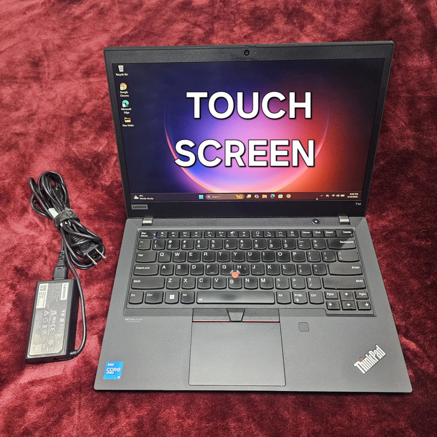 Touchscreen i5 11th 16gb 512gb ssd Win11Pro Lenovo ThinkPad T14
