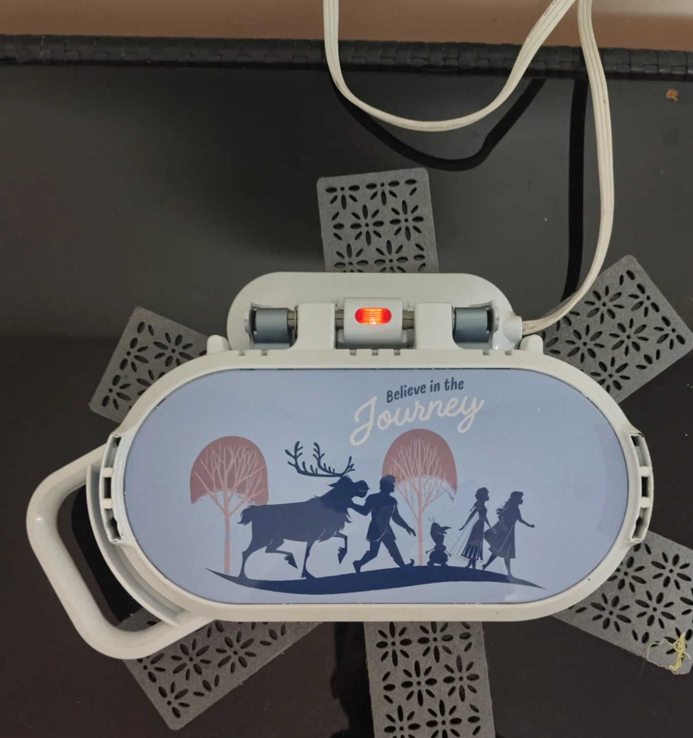 Disney Frozen "Believe in the Journey" Waffle Maker