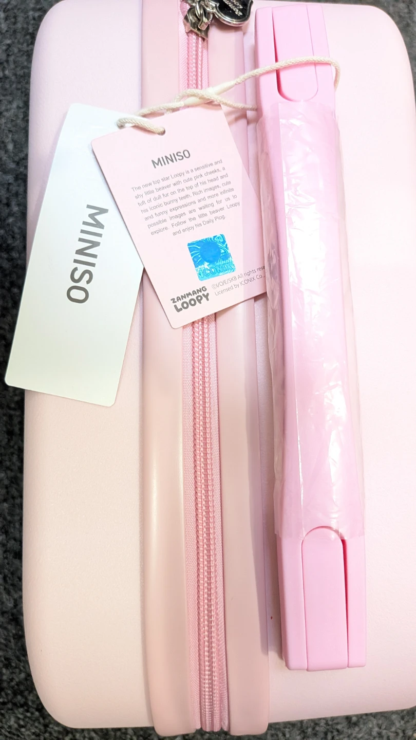 Miniso Zanmang Loopy Pink Cosmetic Case - photo 3