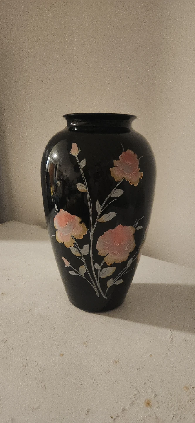 Black Floral Vase - photo 2