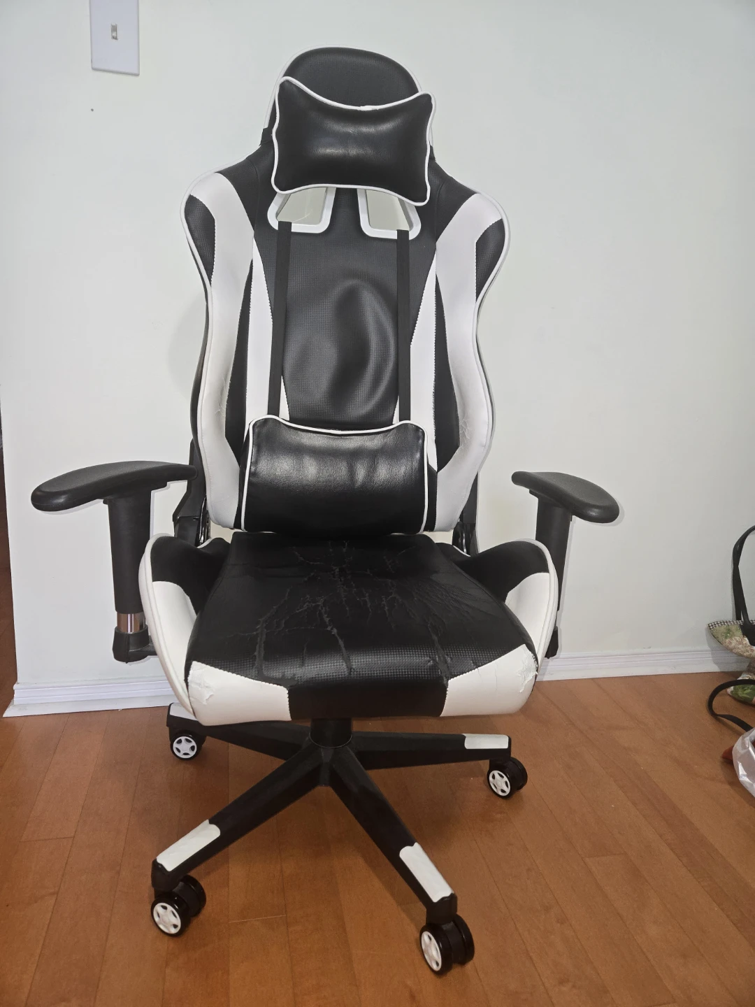 Gaming Chair - Black and White