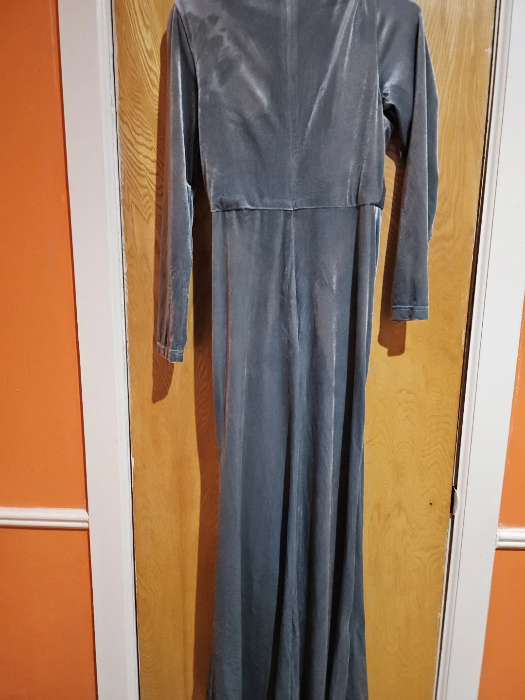 Velvet Long Sleeve Maxi Dress - photo 5