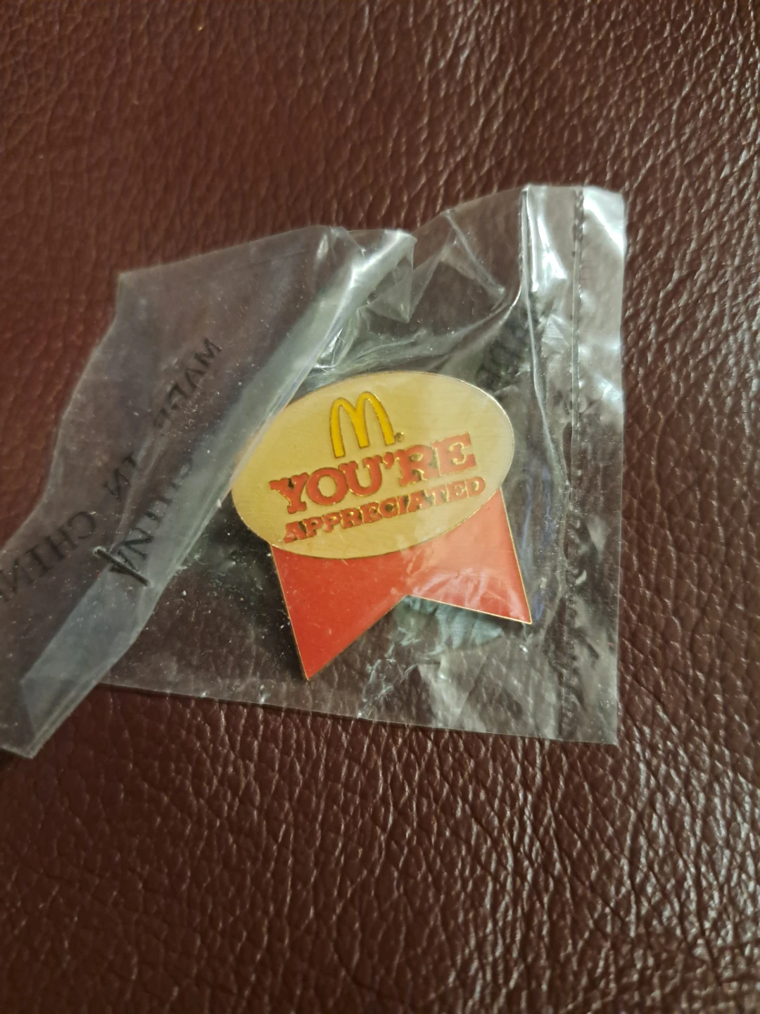 McDonald's "You're Appreciated" Pin