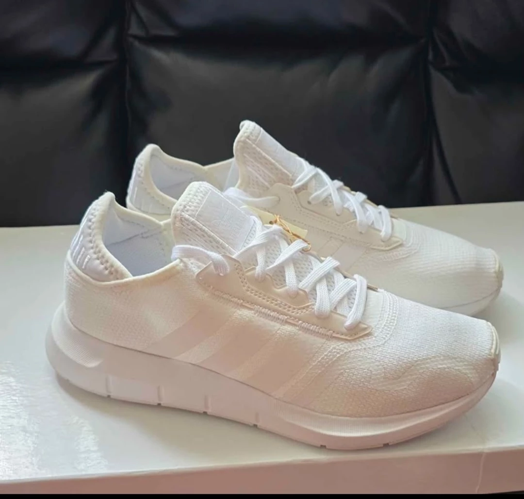 Brand new Adidas Swift Run all white for sale - photo 3
