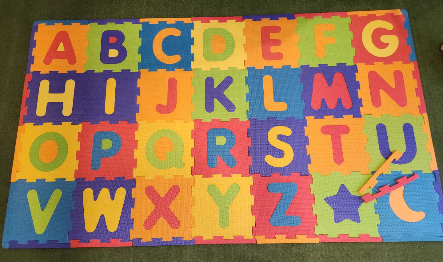 Alphabet Foam Play Mat Tiles