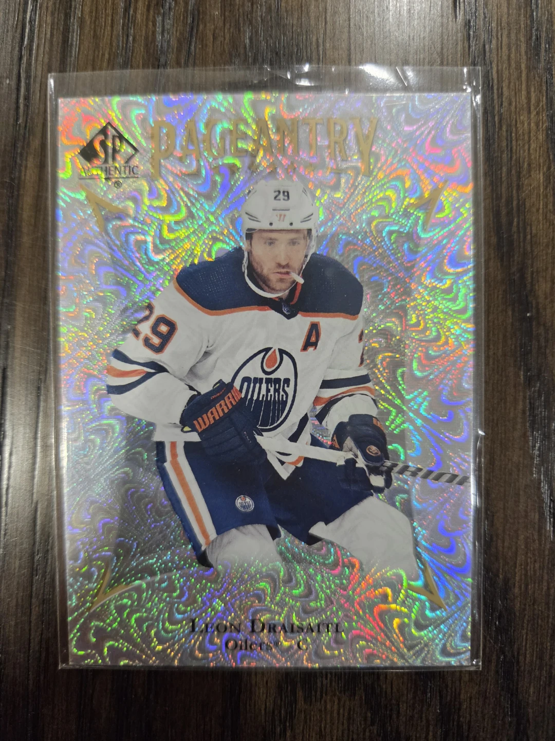2021-22 Upper Deck SP Authentic Hockey Card - Leon Draisaitl