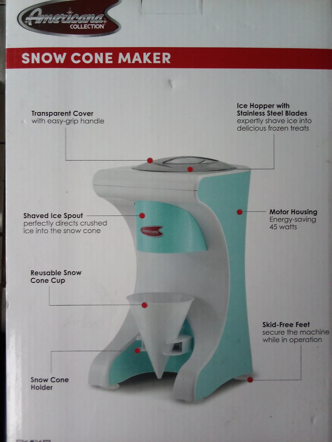 Americana Collection Snow Cone Maker - photo 2