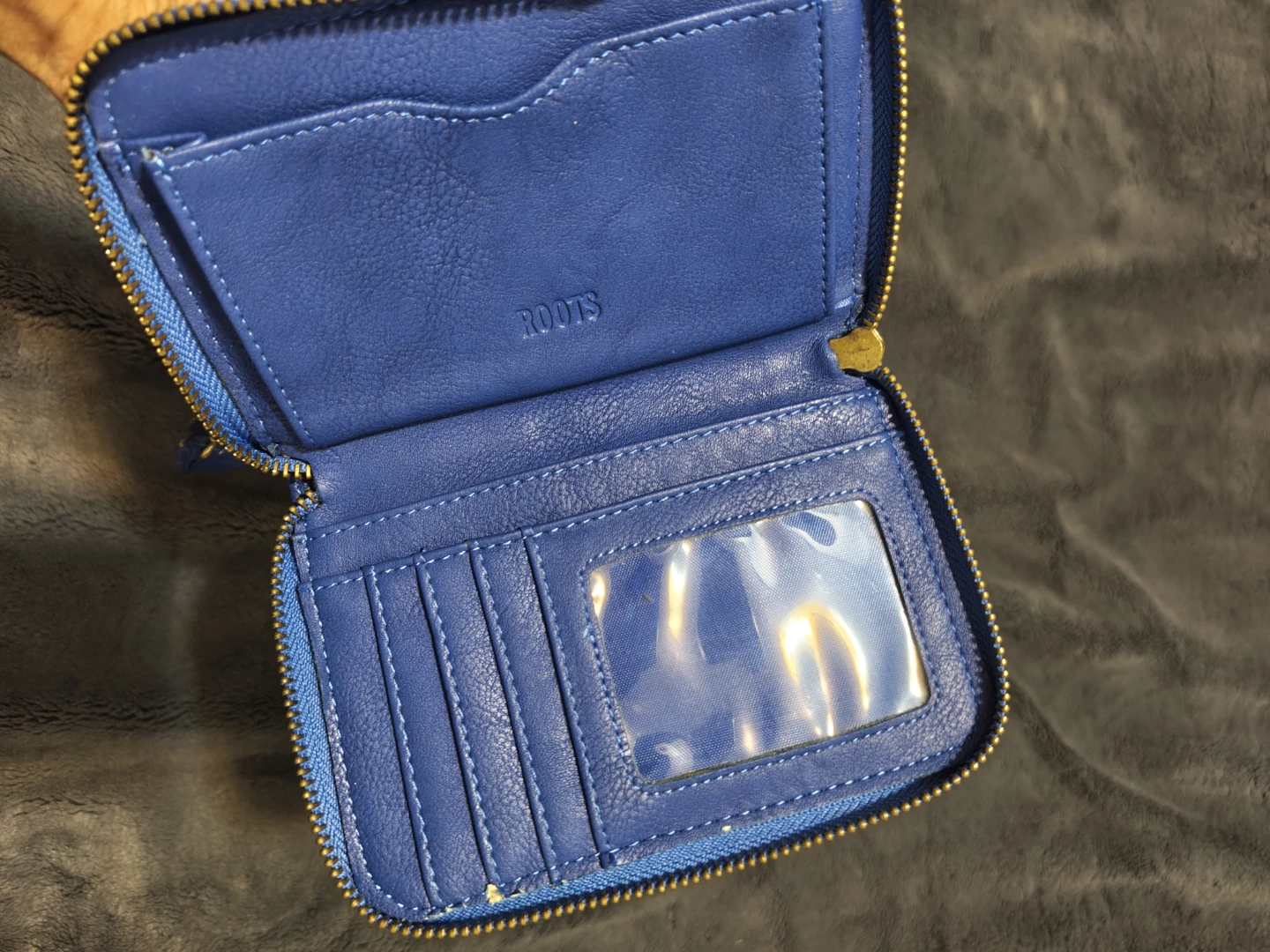 Roots Blue Zip Around Wallet - photo 4