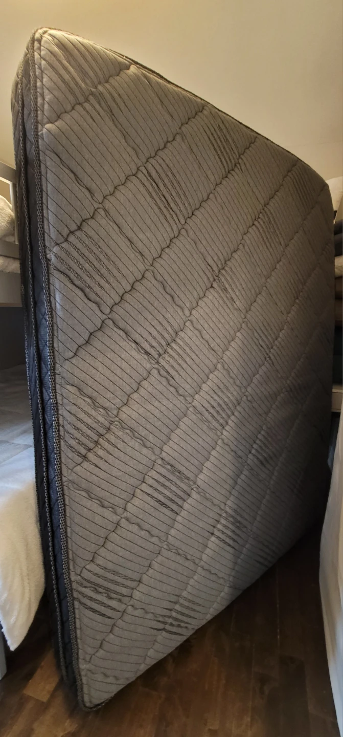 Grey Quilted Queen Mattress