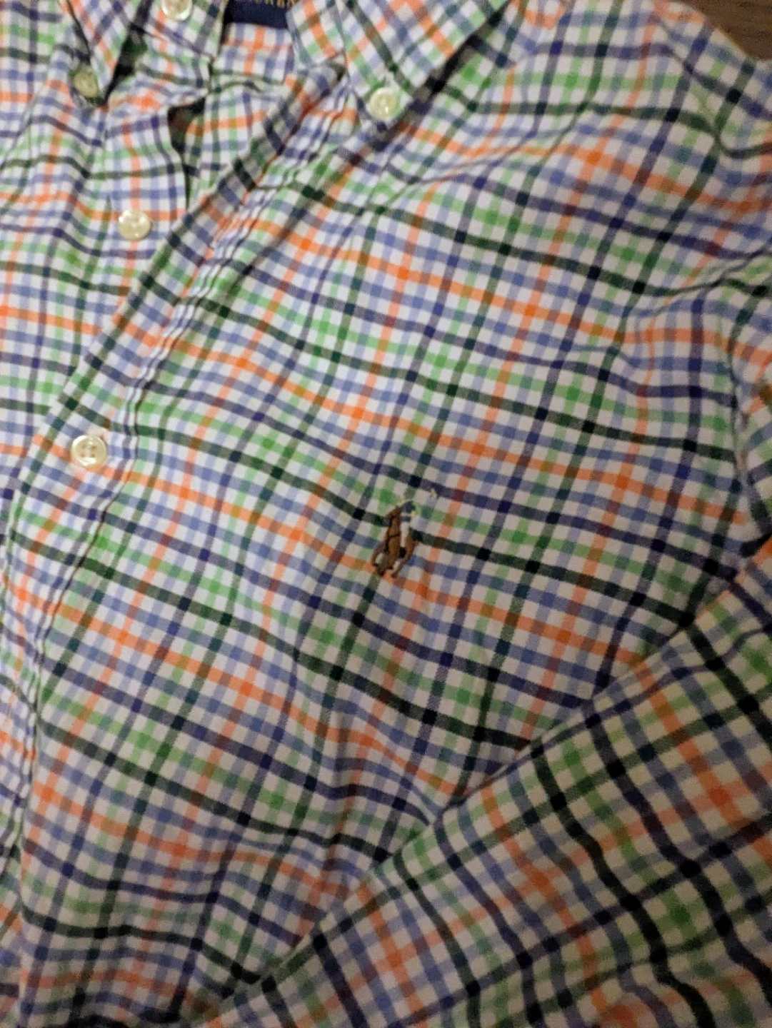 Ralph Lauren Plaid Button-Up Shirt - Size M - photo 2