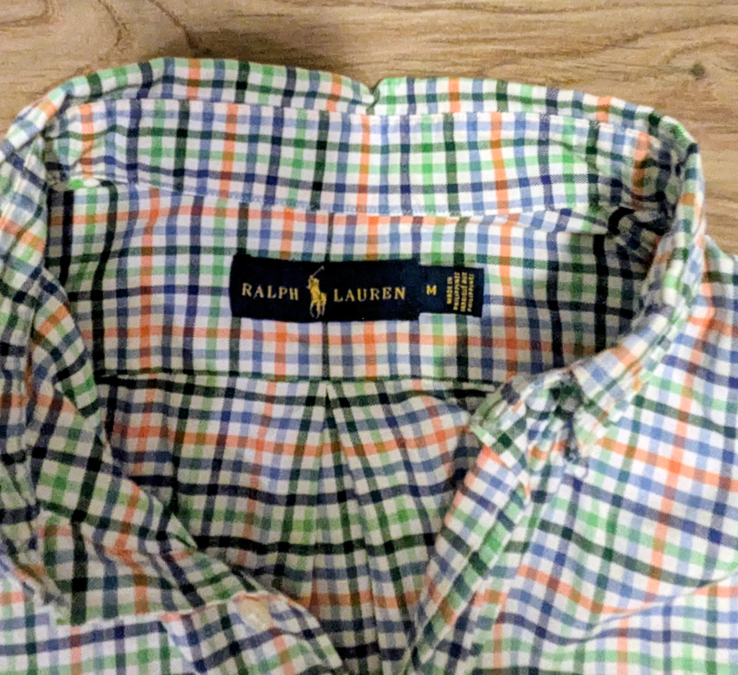 Ralph Lauren Plaid Button-Up Shirt - Size M - photo 3