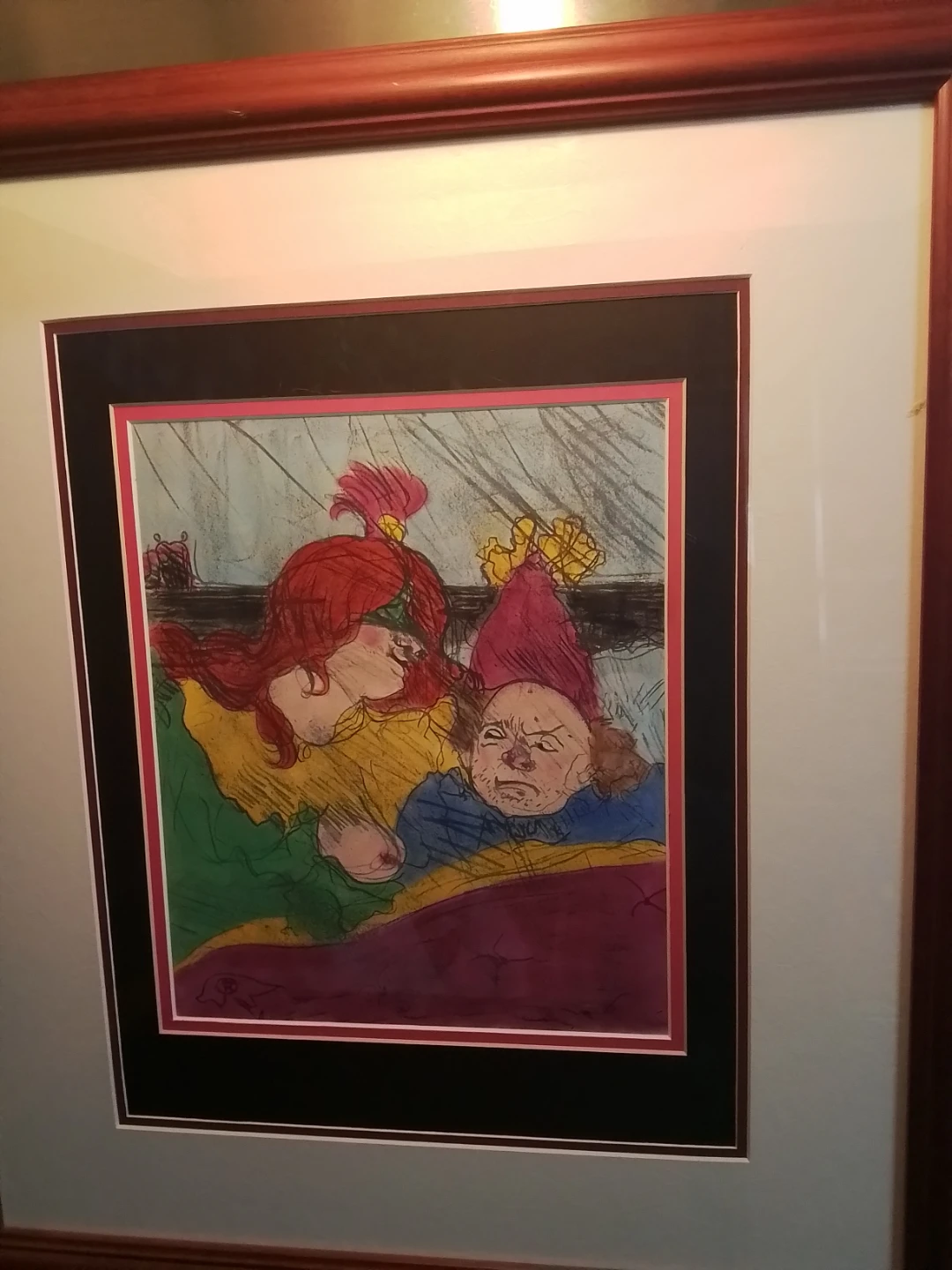 Henri de Toulouse-Lautrec Hand Colored lithograph with COA - photo 2