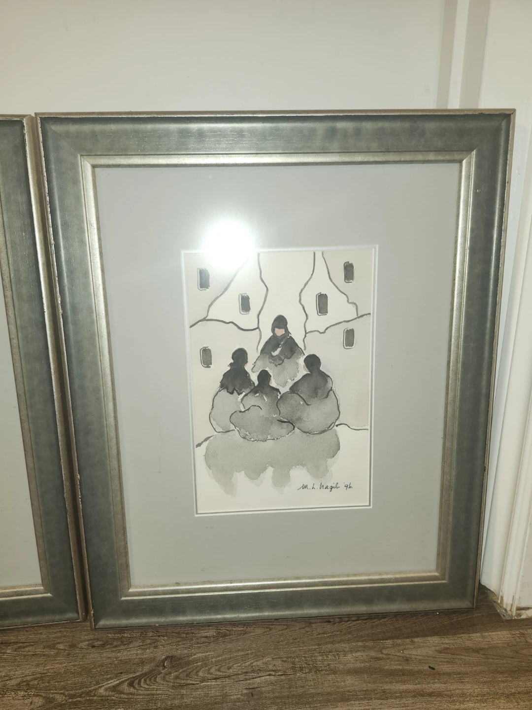 Pair of Framed Art Prints by M. L. Hagel - photo 2