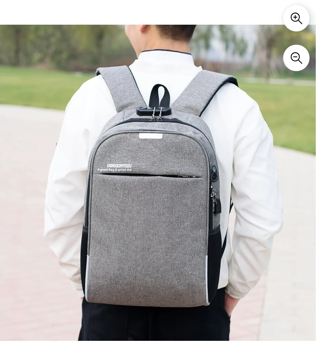Laptop Backpack - Grey(like new) - photo 5