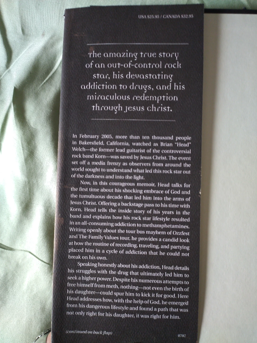 Brian "Head" Welch Autobiography - photo 3