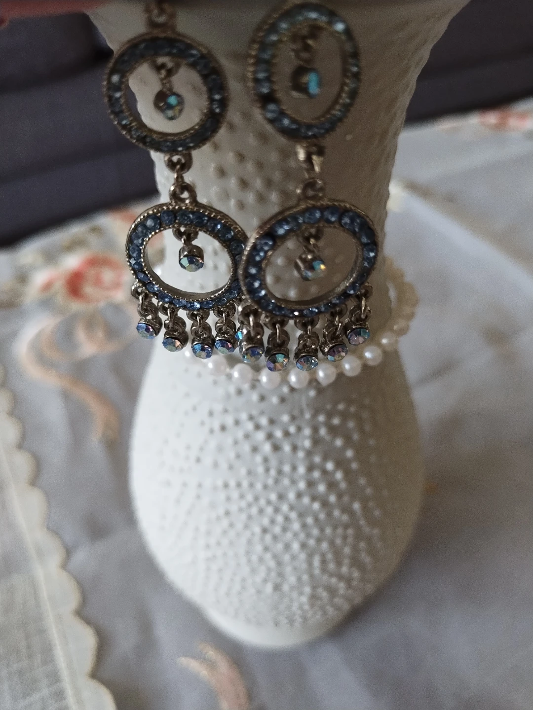 Blue Chandelier Earrings - photo 3