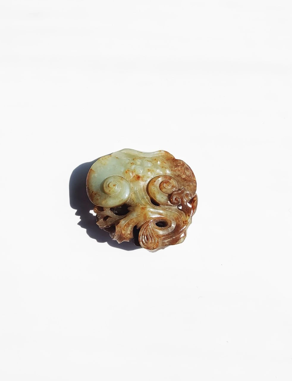 Antique Chinese Jade Lingzhi Toggle - photo 2