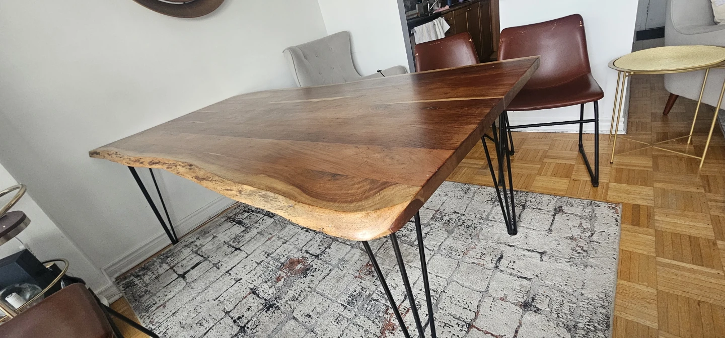 Live Edge Wood Dining Table