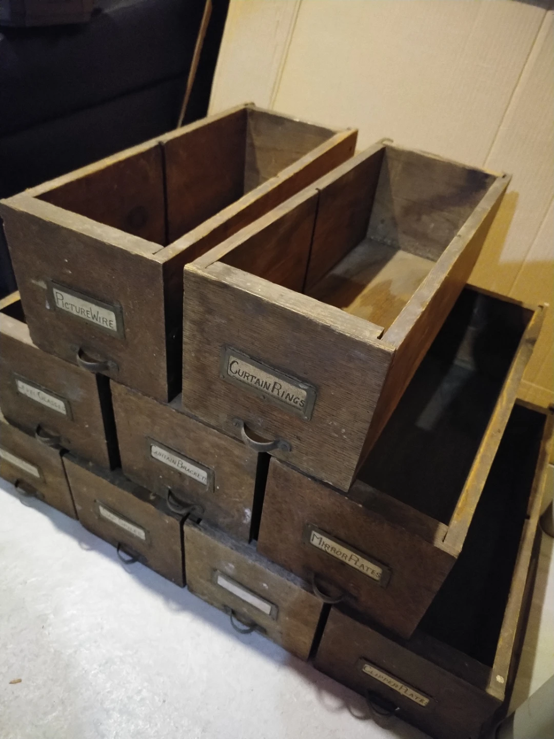 Vintage Wooden Storage Drawers - photo 2