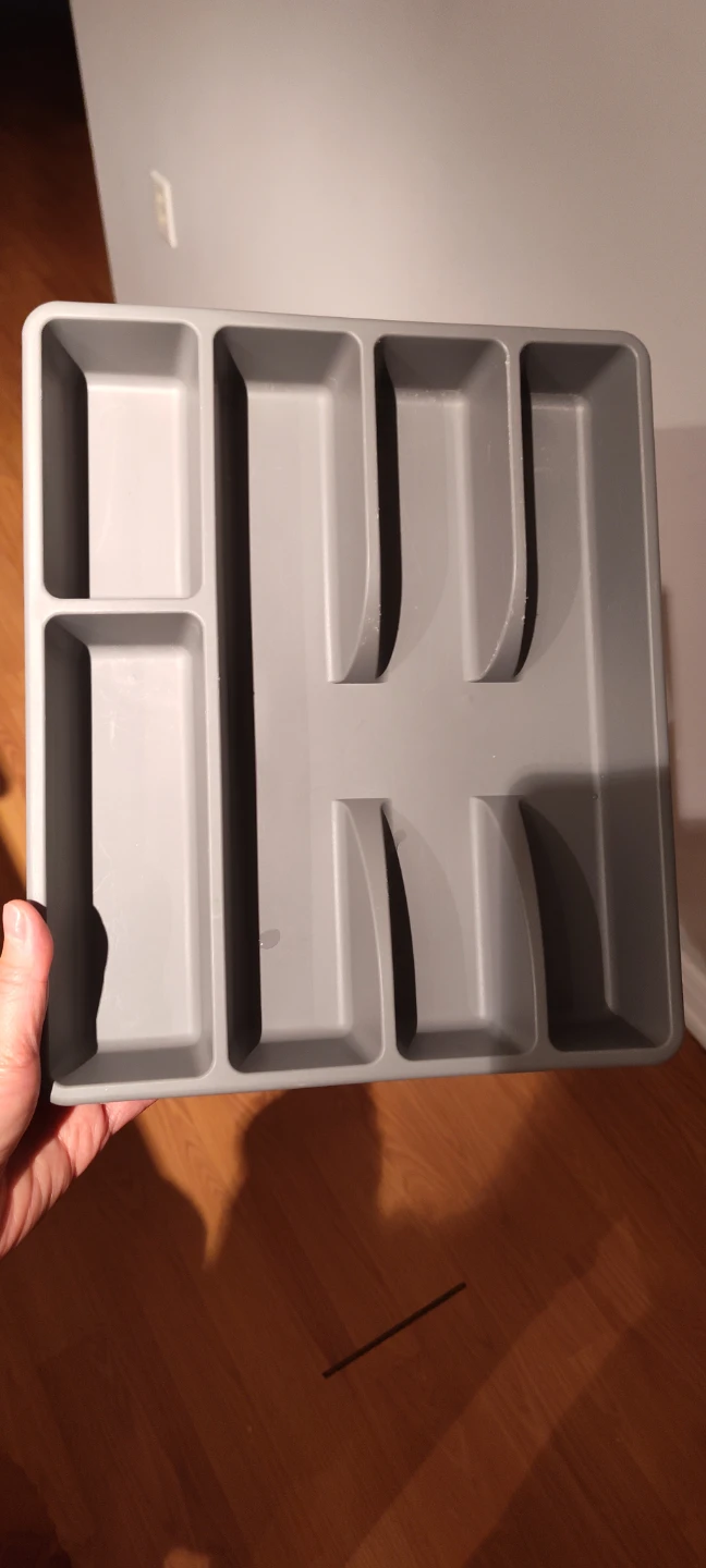 Grey Cutlery Organizer Tray - photo 2